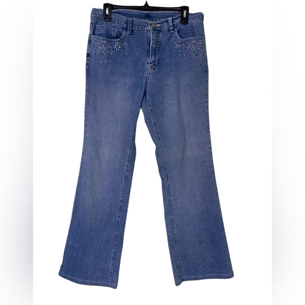 Christine Alexander embellished jeans. Size 10 GUC - Picture 6 of 12
